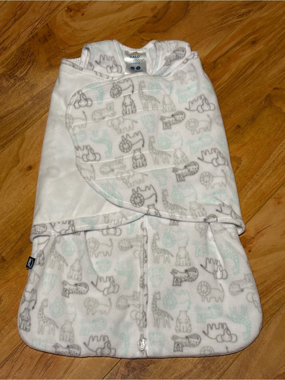 Halo Microfleece Sleepsack - NB/0-3M - Animal Action